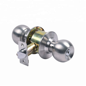 High Security Stainless Steel Inside Cylindrical knob door lock