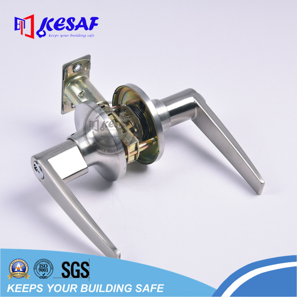 Grade 3 Stainless Steel Tubular Door Lever Key Lock