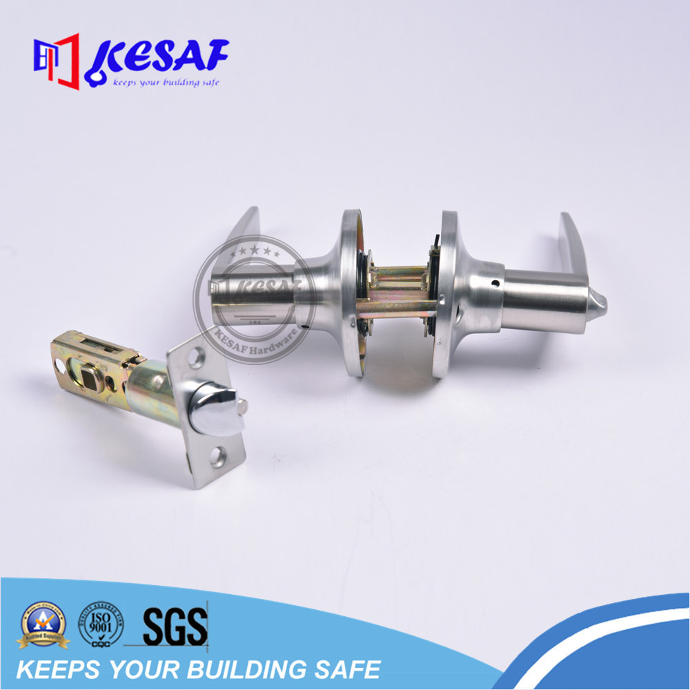 Grade 3 Stainless Steel Tubular Door Lever Key Lock