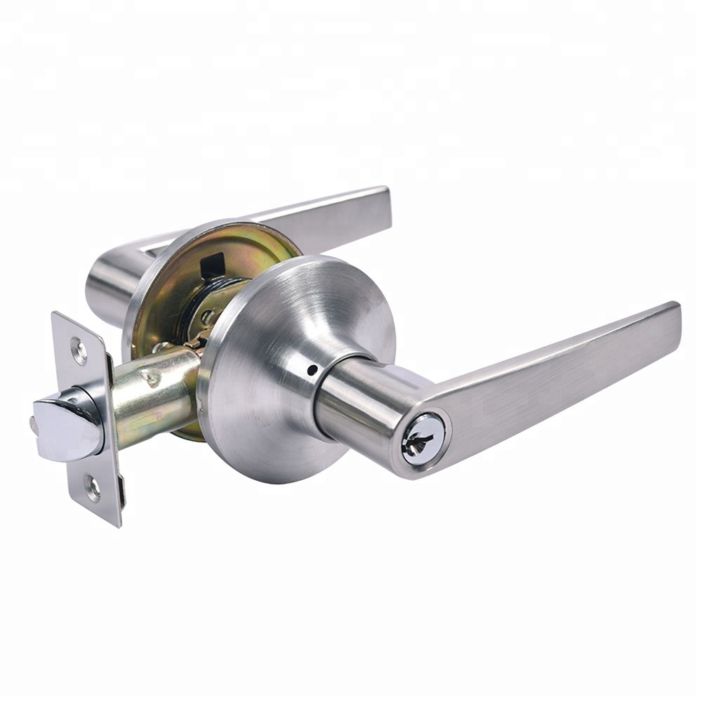 Grade 3 Stainless Steel Tubular Door Lever Key Lock