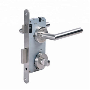 Inside Sliding Stainless Steel Bathroom Door Handle Mortise door Lock