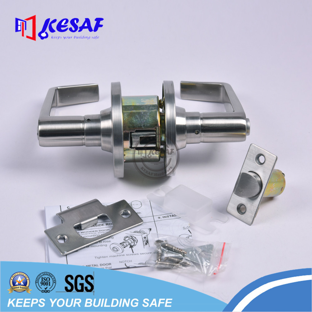 Heavy Duty Commercial Cylindrical Lever Door Lock with Privacy Function