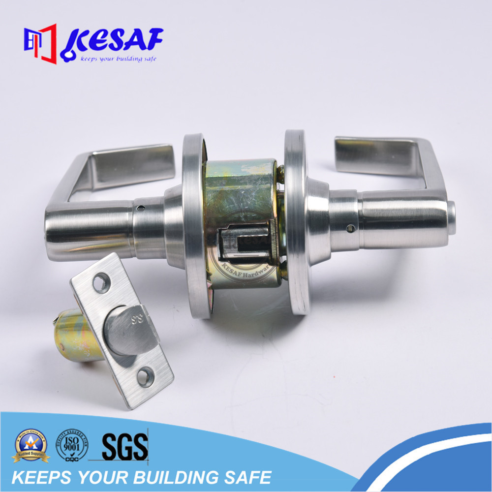 Heavy Duty Commercial Cylindrical Lever Door Lock with Privacy Function