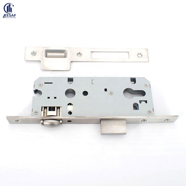 Security 40Mm Backset Brass Deadbolt 4085 Mortise Aluminum Door Lock Body Roller Euro Mortise Lock