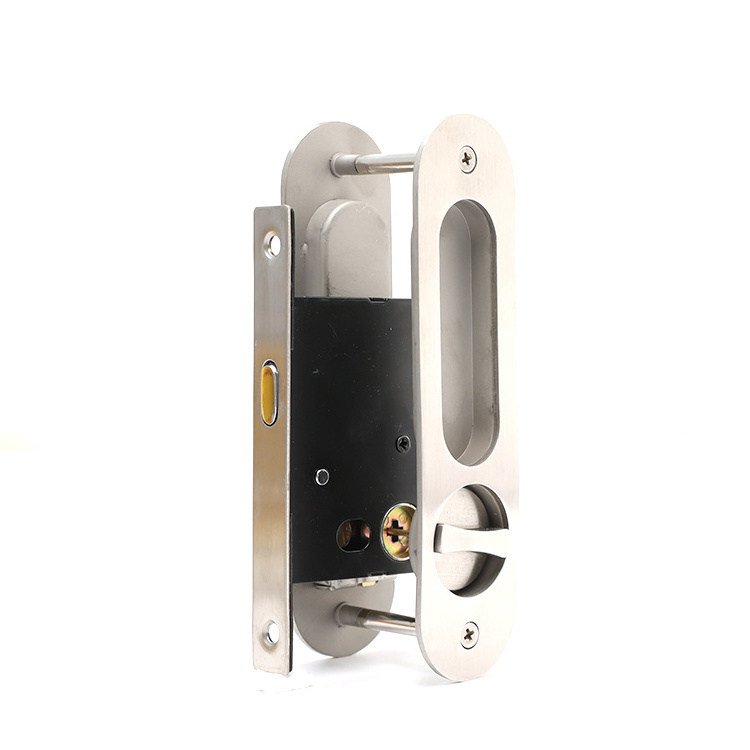 Wooden Door Hardware All Stainless Steel Sliding Closet Door Locks