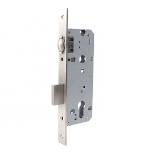 High Quality 85 Series Inner Door Lock 8540 Passage  Mortise Door Locks Parts For Bathroom Washroom Toilet