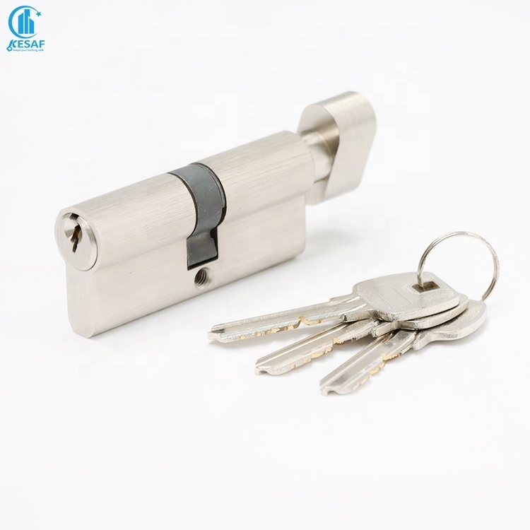 Wholesale Price Euro Profile 70Mm Mortise Lock One Side Knob One Side Key Pins Mortise Door Half Key Cylinder Lock