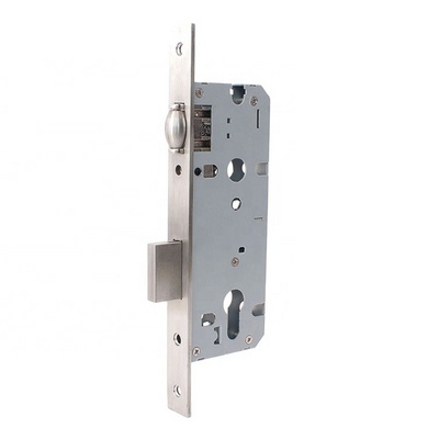 Security 40Mm Backset Brass Deadbolt 4085 Mortise Aluminum Door Lock Body Roller Euro Mortise Lock