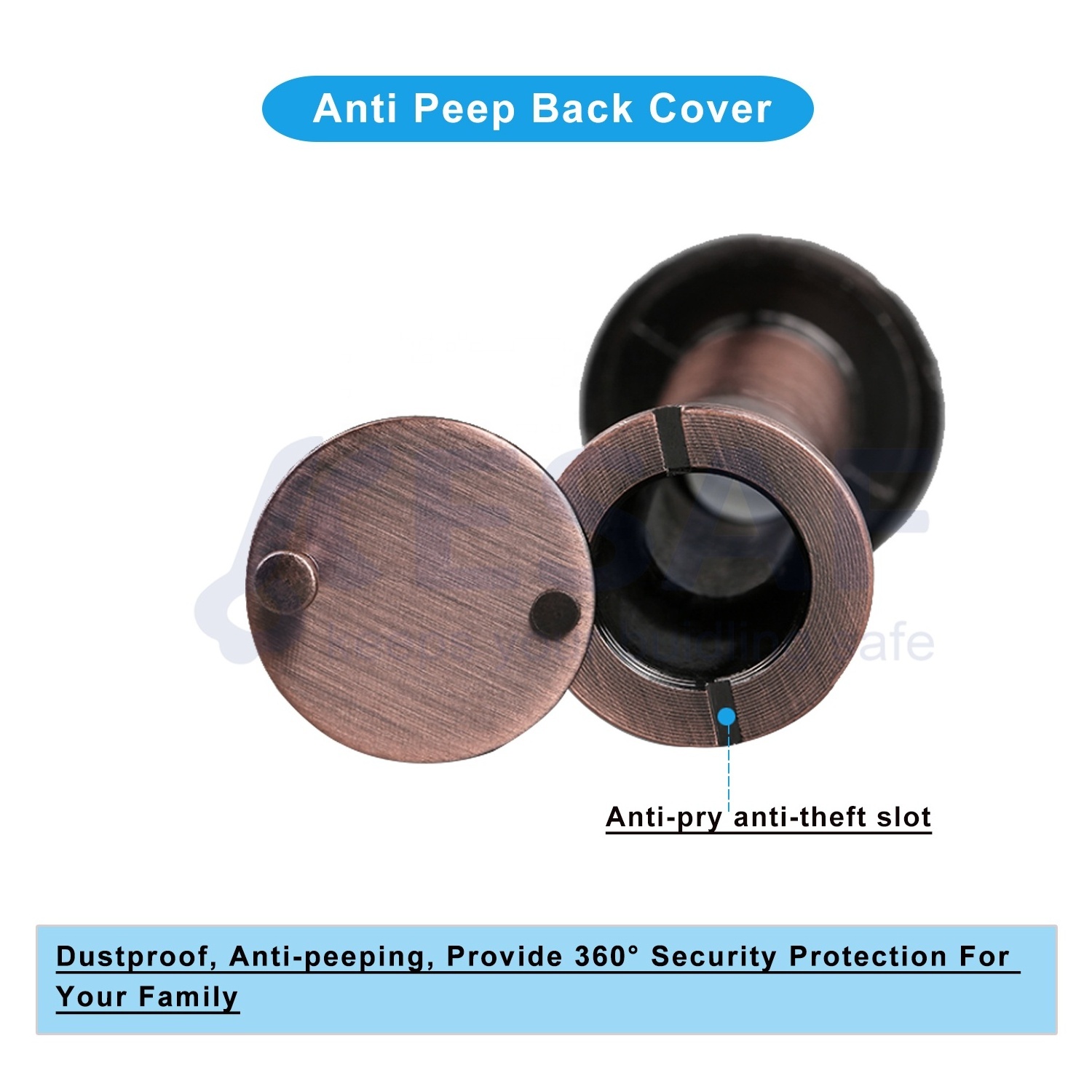 Featured Products Modern Design  Passage Door Viewer Mechanical Durable Exclusive Privacy Door Spy Hole Viewer