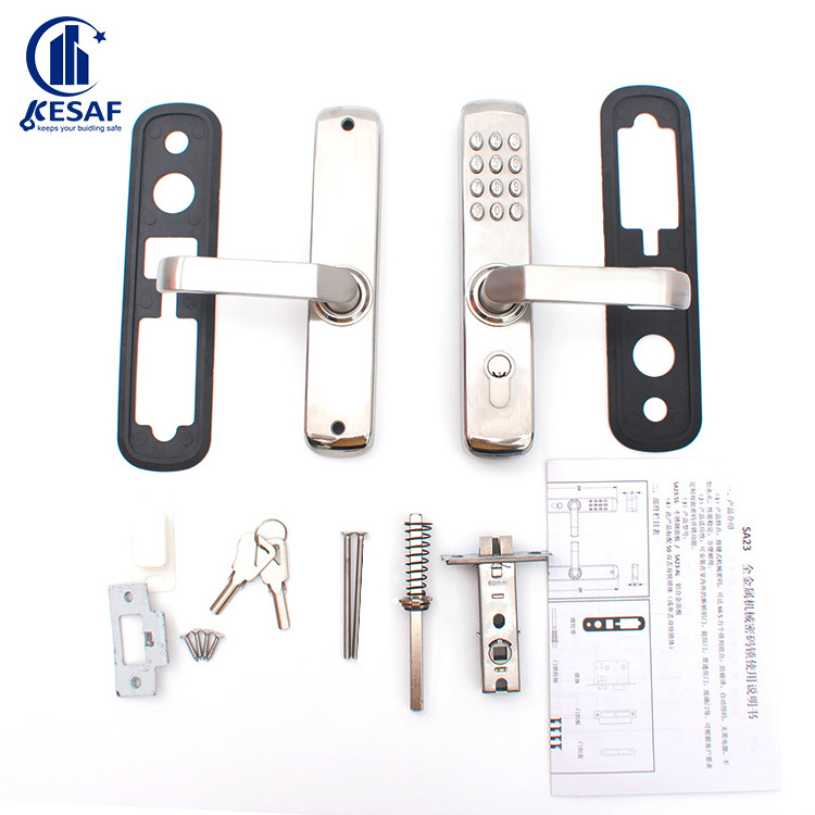 Stainless Steel Waterproof Combination Password Locks Mechanical Door Code Lock Digital Lock For Metal Gate