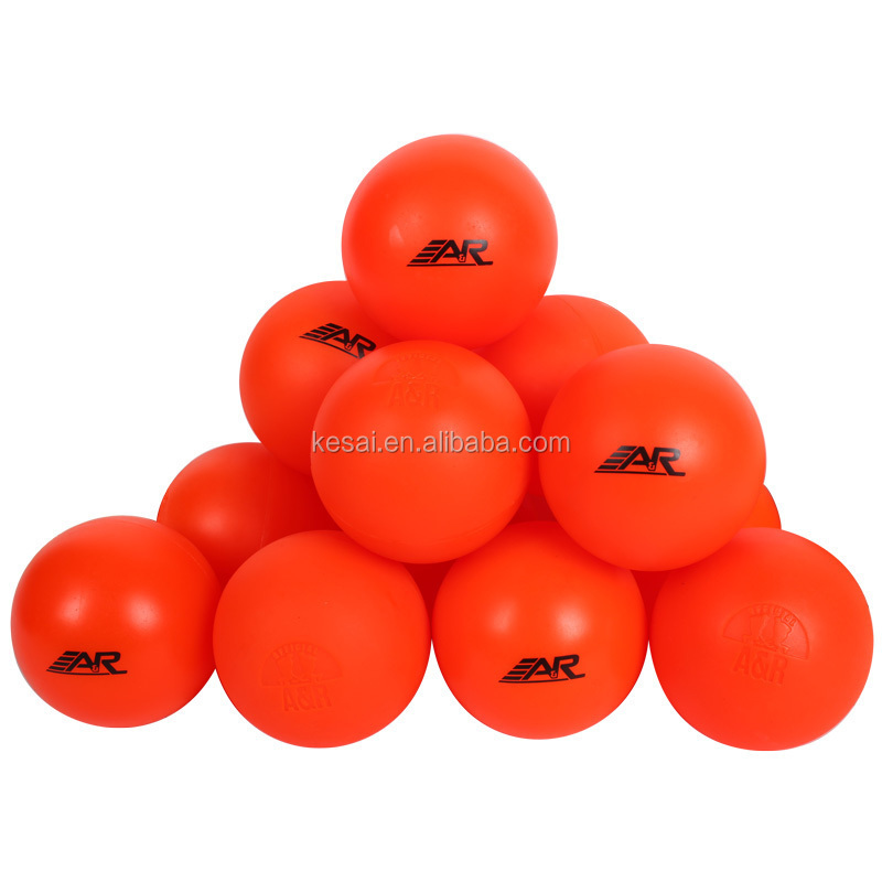 Eco-friendly Customized ball design printing logo street PVC hockey street ball hockey puck