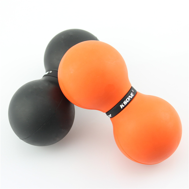 Myofascial Chiropratic Custom ball  Peanut Double Massage Roller  Ball Silicon massage ball