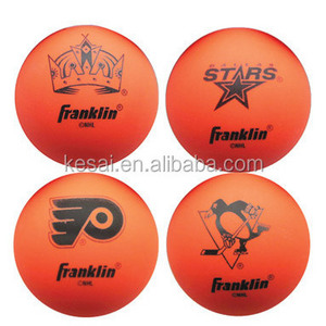 Eco-friendly Customized ball design printing logo street PVC hockey street ball hockey puck