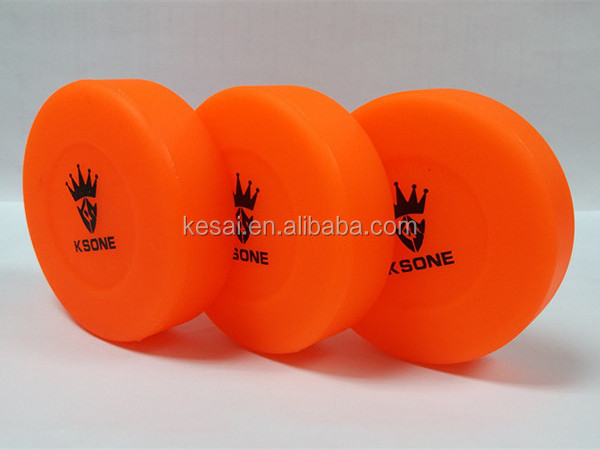 Eco-friendly Customized ball design printing logo street PVC hockey street ball hockey puck