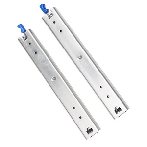 Drawer slide Furniture Telescopic Channel Rail 53mm 113kg Locking soft close undermount concealed drawer slide