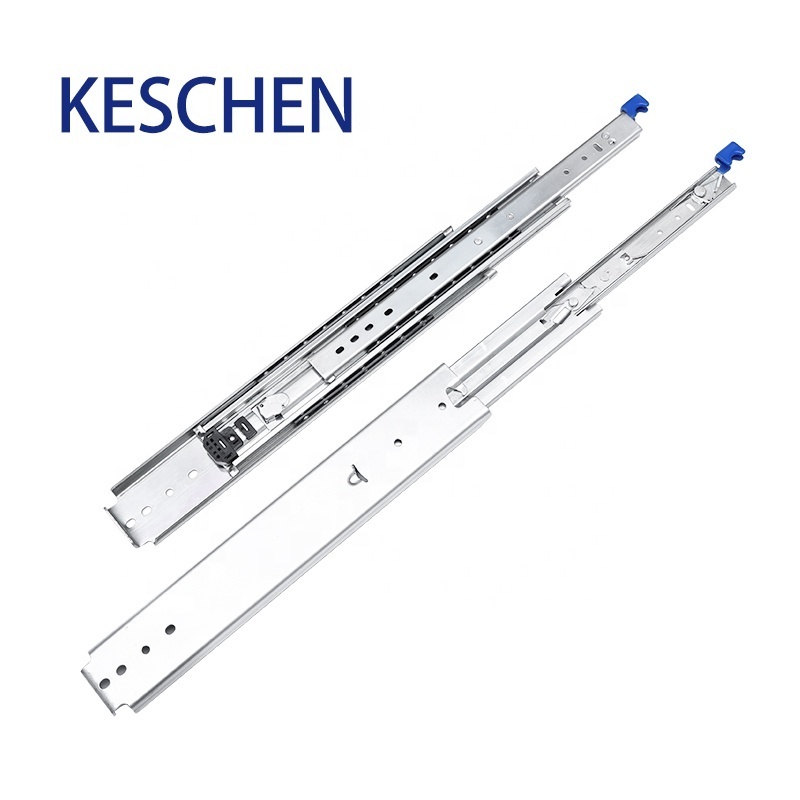 Side Mount 350mm 150lbs Metal Heavy Duty Ball Bearing Telescopic Slide Rail US General Macto Tool Box Drawer Slide