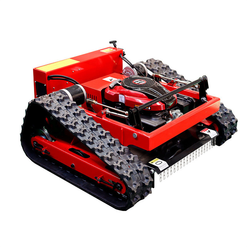 KESEN rubber crawler robot Gasoline Self Propelled Garden remote control Lawn Mower for sale