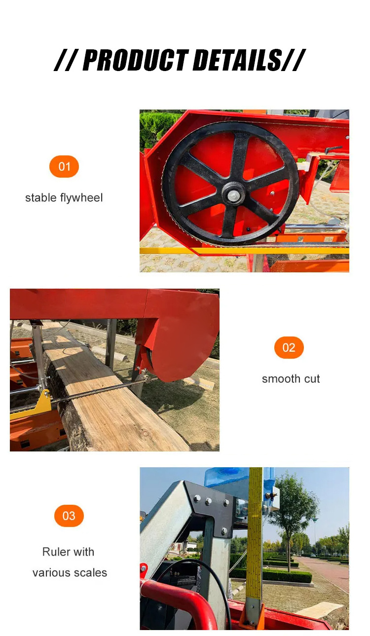 Kesen wood mill band saw sawmill blade wood sawmill vertical multi cutting machines portable band sawmill