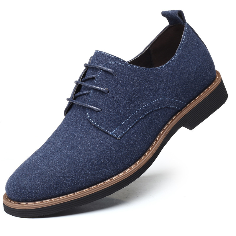 VIKEDUO GX2 Wholesale British Style Big Size Formal Suede Office Mens Dress Shoes & Oxford Leather 2024 Hot Selling Products