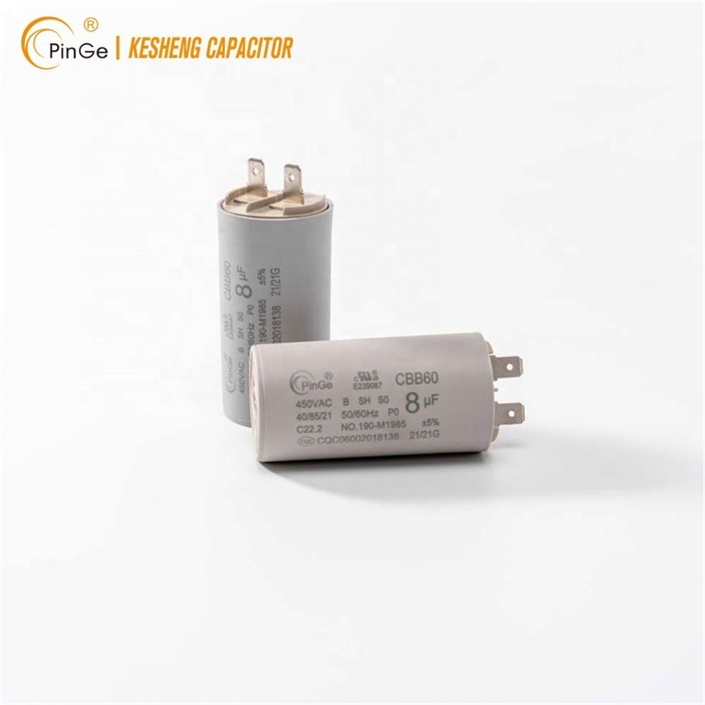 CBB60 Capacitor 450vac 50 60hz 25 70 21 Water Pump Capacitor