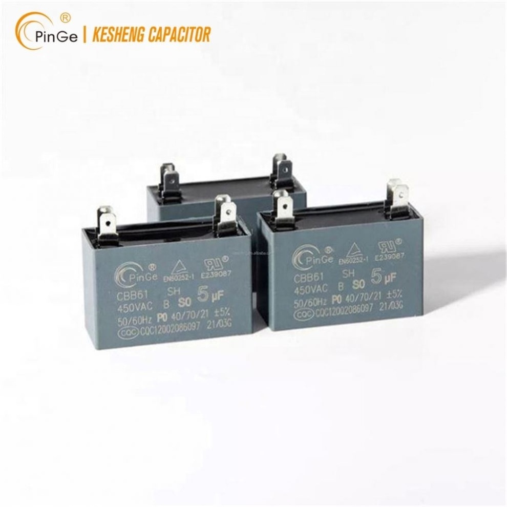 KS PinGe CBB61 Ceilling Fan Capacitor 450V 2.5uF Running Capacitor