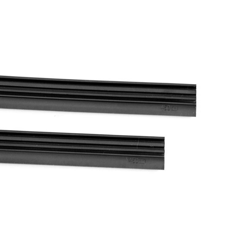 Car accessories 6mm premium black super natural silicone rubber windshield wiper blade refills