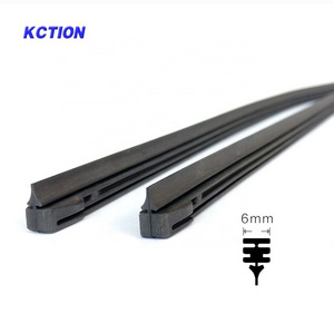 2 PCS 6MM 8MM Frame Refill Rubber Wiper 14" To 28" Traditional Surface Up To 40% Longer Life Car Auto Accessories