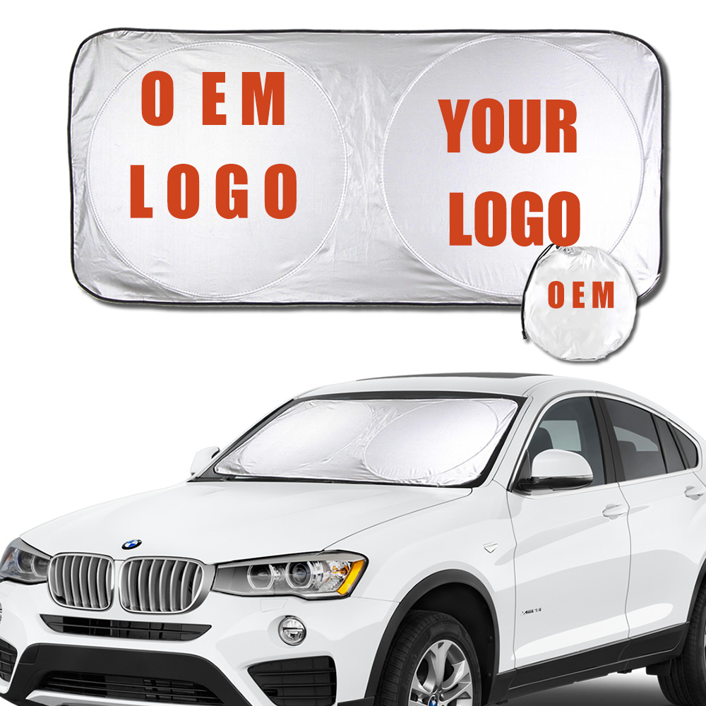 KCTION OEM&ODM Printed Sun Shade Foldable Windshield Car Sunshade Car Sunshade For Car