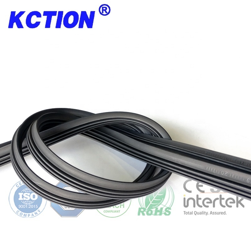 Kction Factory High Quality  6 mm Windscreen Natural Wiper Blades Rubber Refill Car Accessories Metal Frame Wiper Blade