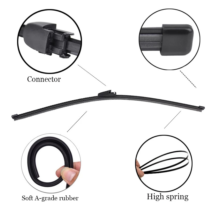 Kction Best Selling Frameless Flat Soft Front Car Multi-functional  Windshield Wiper Blade  Car Accessories Wiper