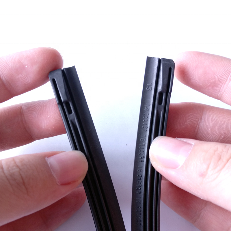 Kction Factory High Quality  6 mm Windscreen Natural Wiper Blades Rubber Refill Car Accessories Metal Frame Wiper Blade