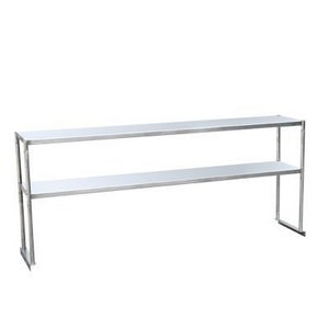 nsf approved stainless steel over shelf/stainless steel table mount shelf/over shelves