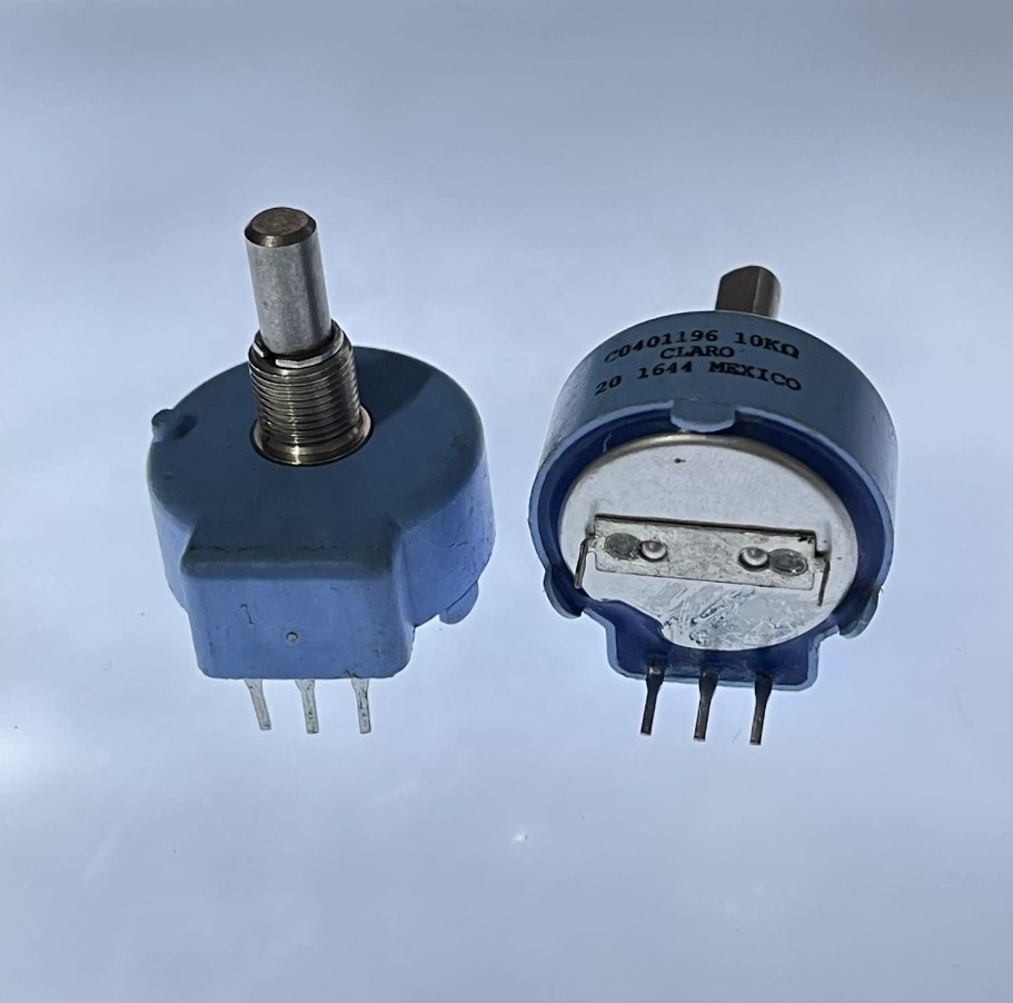 MEXICO manufactures the American CLARO CO401196 10K ohm 10KR long life winding potentiometer