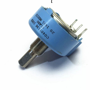 MEXICO manufactures the American CLARO CO401196 10K ohm 10KR long life winding potentiometer