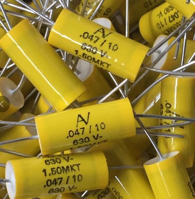 Axial Film Capacitors   New original stock  Italian AV 1.50MKP 0.047UF 630V Fever axial copper pin coupling capacitance 7.8X19MM