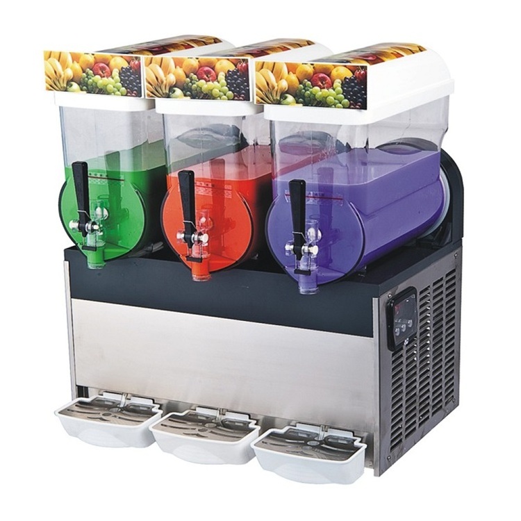 commercial frappe machine 3 tank cool aid smoothie machine frozen drink