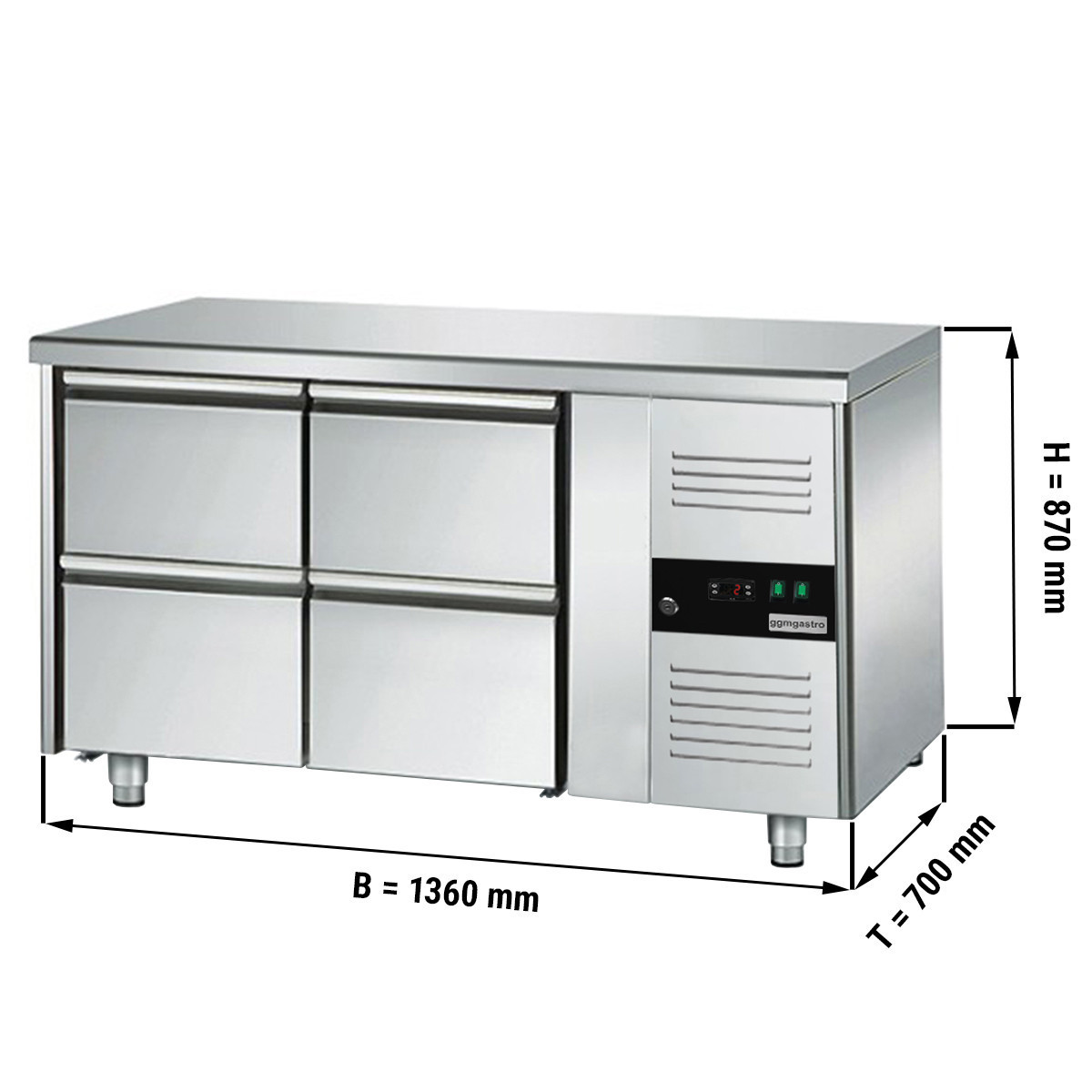 Commercial refrigerator/Kitchen freezer/fridge freezer for restaurant