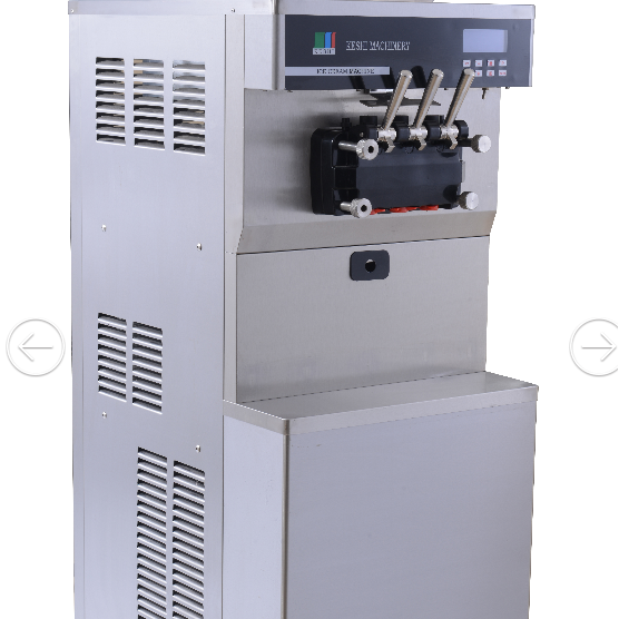 commercial and classics soft serve ice cream machine making / ice cream vending machine