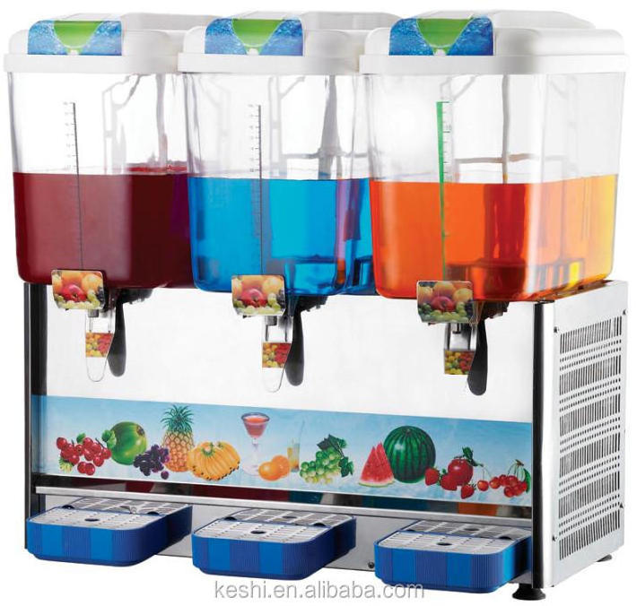 Beverage Juice Dispenser Cooler Machine / Hotel Juice Dispenser