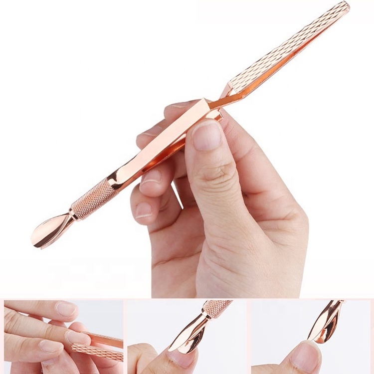 Cuticle Pusher HAICAR 1Pc Multi-function Cuticle Pusher UV Gel Polish Soak OFF Remover Nail Art Manicure Trimmer Tool