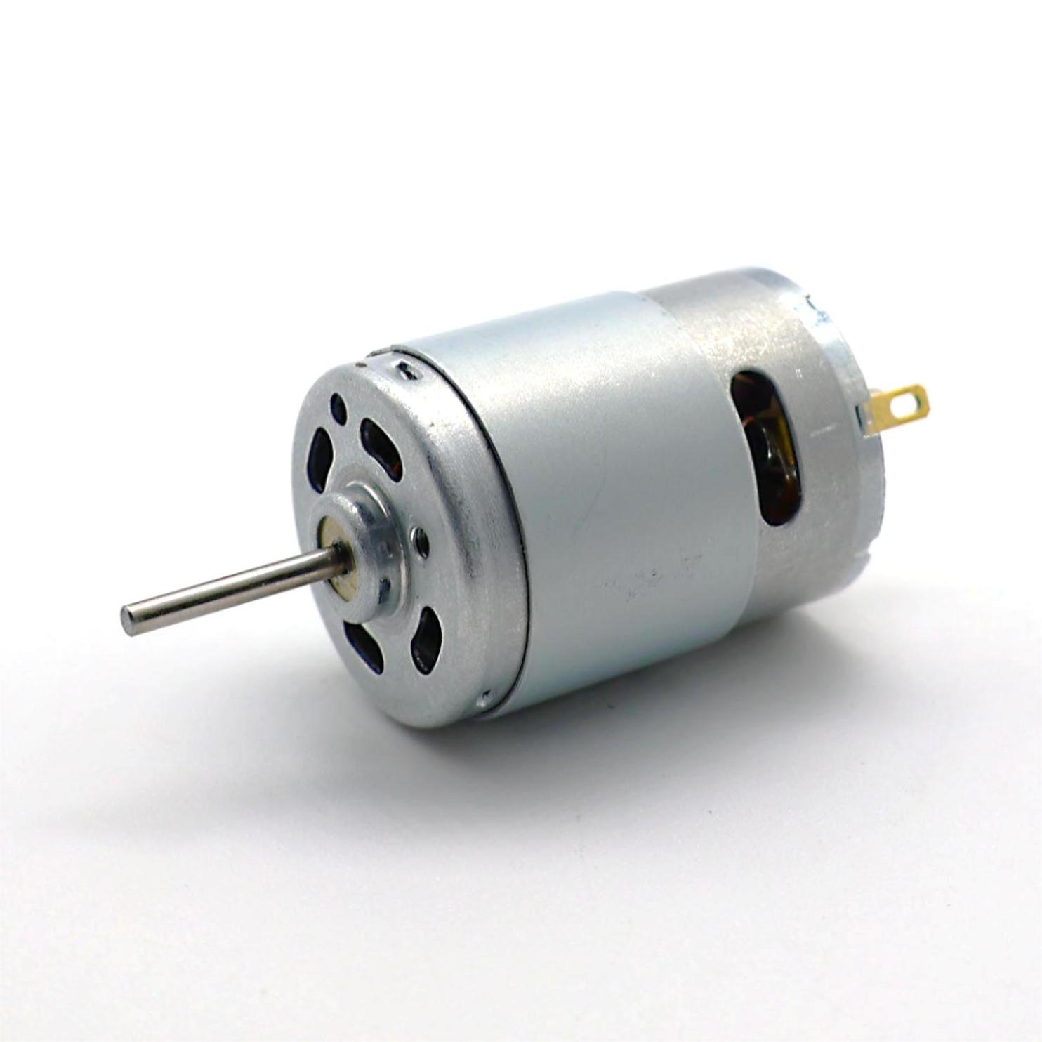 High speed Micro 385  Brush DC Motor for Electric Appliance Tools 3.7V 24V