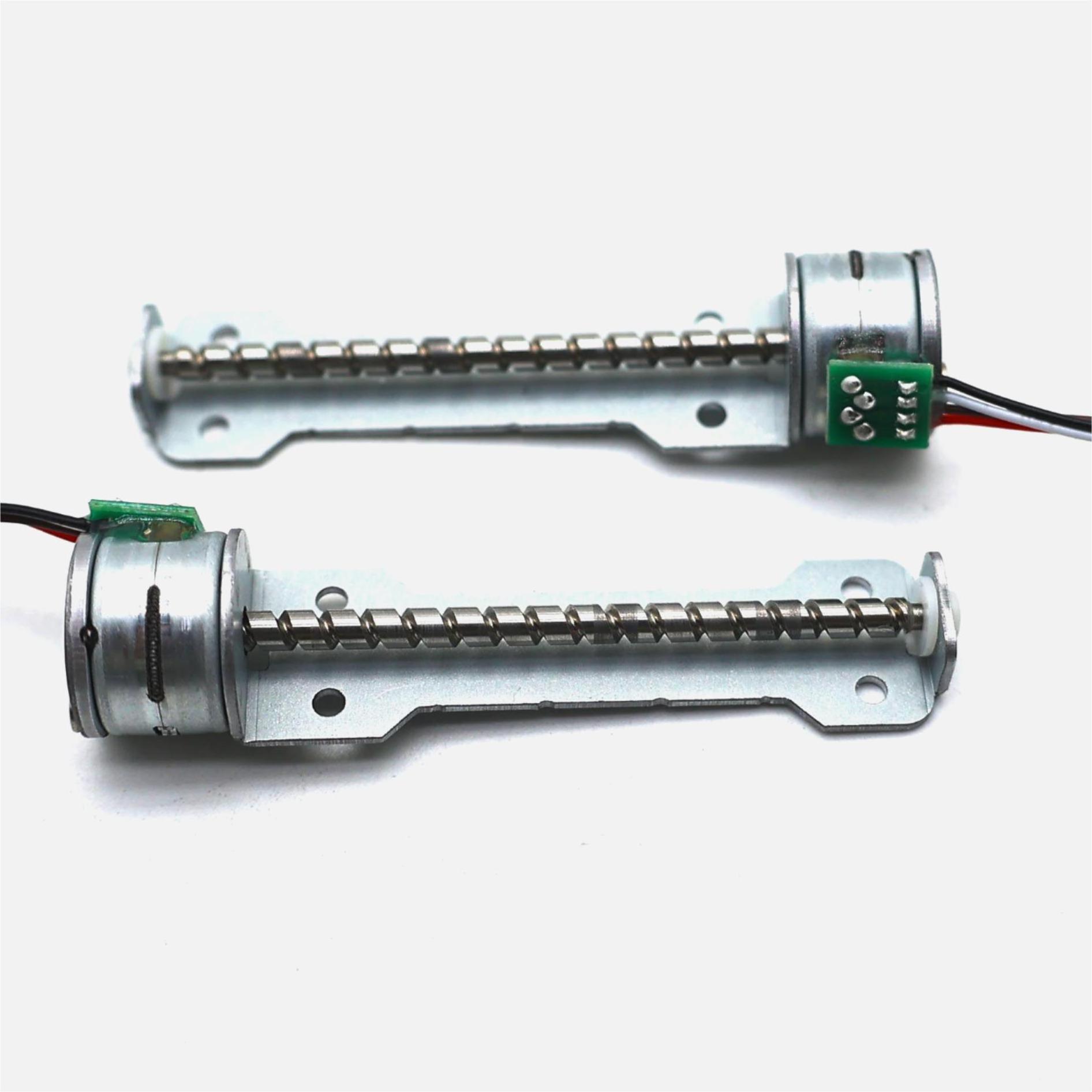 DC 5V Micro 2-Phase 4-Wire Stepper Motor Linear Rail 48mm Stroke Linear Lead Screw Slider Stepping Motor Small Electric Motor