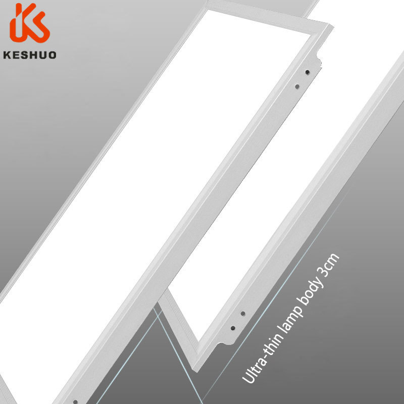 KESHUO Slim Aluminum Iron Office Square 30x30 60x60 60x120 30x120 18W 24W 48W 72W Ceiling Recessed Mounted LED Panel light