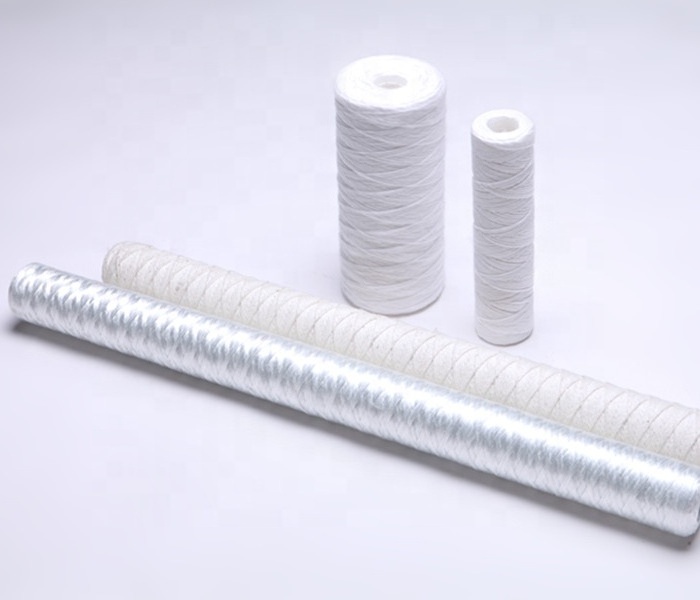 20'' String Wound PP Spun Filter Cartridge 5 Micron For Chemical Solution