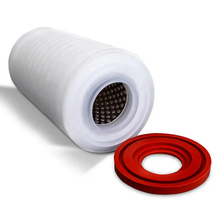 0.1 um 0.22 um 0.45 um Nylon6 Pleated Membrane Filter Cartridge for High-Purity Water Distilled Water Terminal Filtration