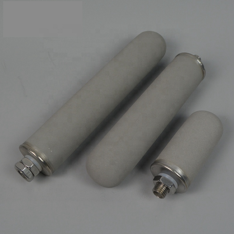 [TS Filter] 0.2 0.45 1 5 Micron Titanium Sintered Filter Cartridge for Beer/Wine/Gas/Steam with High Temperature and Pressure