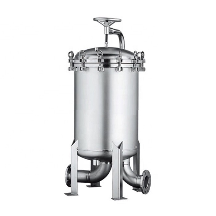 SS304/316L Sanitary Stainless Steel Single Bag Filter Housing with #2 Filter Bag Honey Wax Separator for Honey Purification