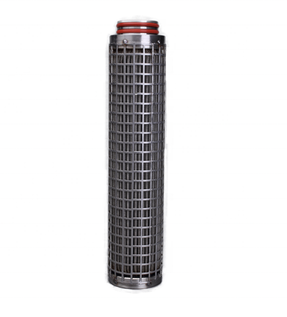 10 Inch Length 316 SS Stainless Steel Cylindrical Cartridge Filter for oil and High Temperature Fluids filtration