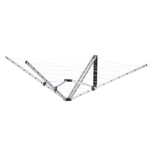 Factory Price Extendable Aluminium Rotary Clothes Dryer Airer Telescopic Folding Metal Laundry Airers Round Wall Mounted