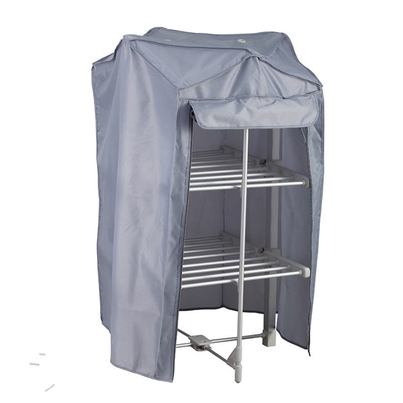 Kesing Mini 3 Tiers Aluminum Metal Foldable Laundry Electric Heated Clothes Drying Rack Airer